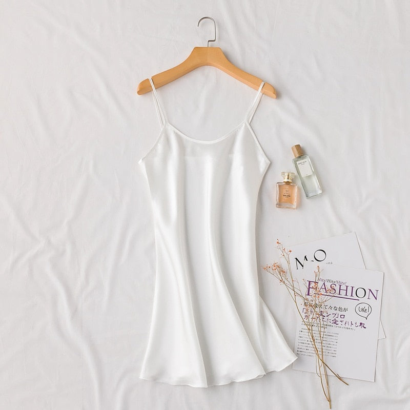 Women Silk Slip Nightdress