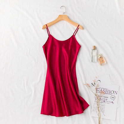 Women Silk Slip Nightdress