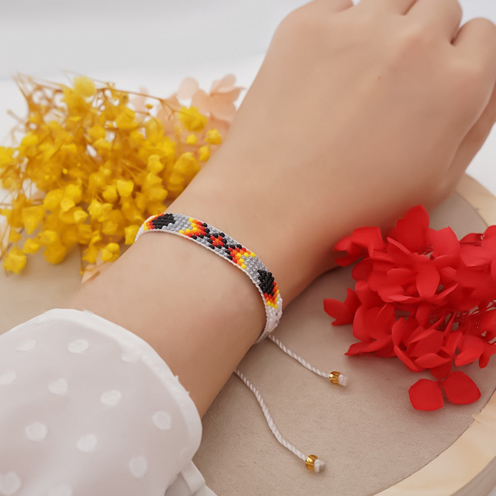 Cultural Hand Beaded Bracelet