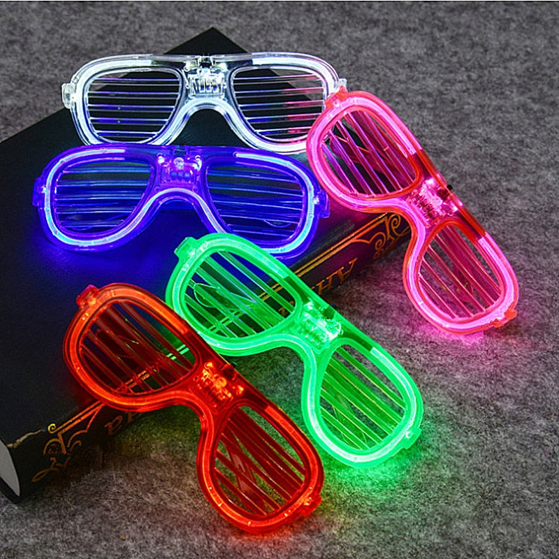 Flashing Disco Light LED Glasses