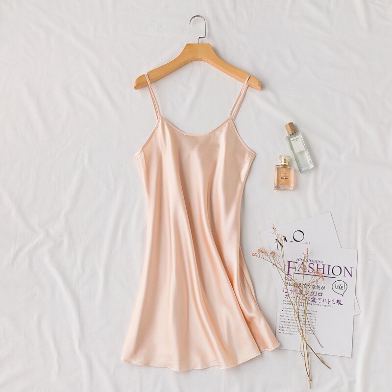 Women Silk Slip Nightdress