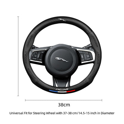 Carbon Fiber Leather Steering Wheel Cover