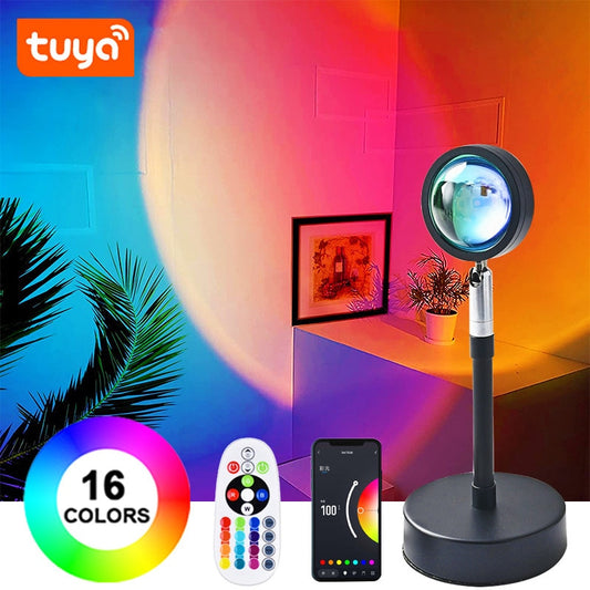 16 Colors Projector Sunset Lamp