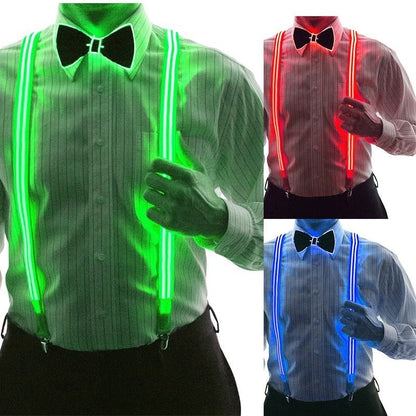 Glow In The Dark Festival Suspenders