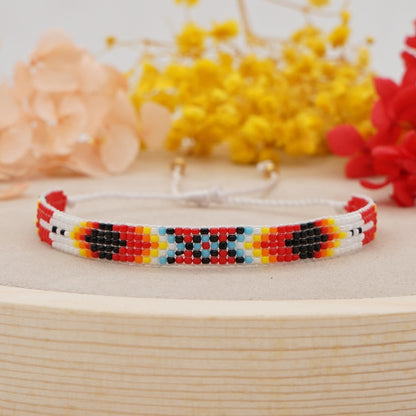 Cultural Hand Beaded Bracelet