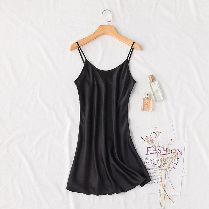 Women Silk Slip Nightdress