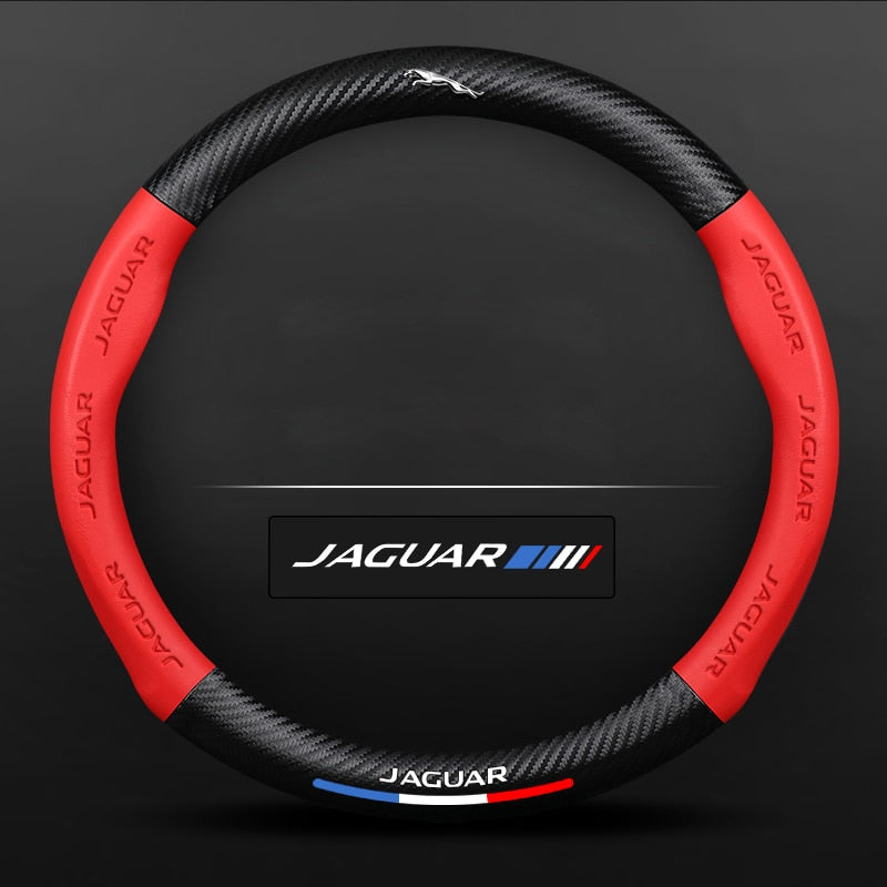 Carbon Fiber Leather Steering Wheel Cover