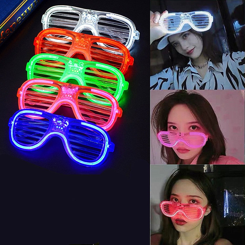 Flashing Disco Light LED Glasses