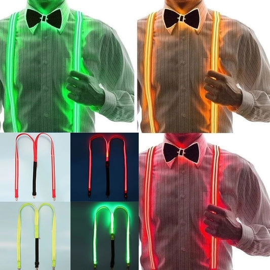 Glow In The Dark Festival Suspenders